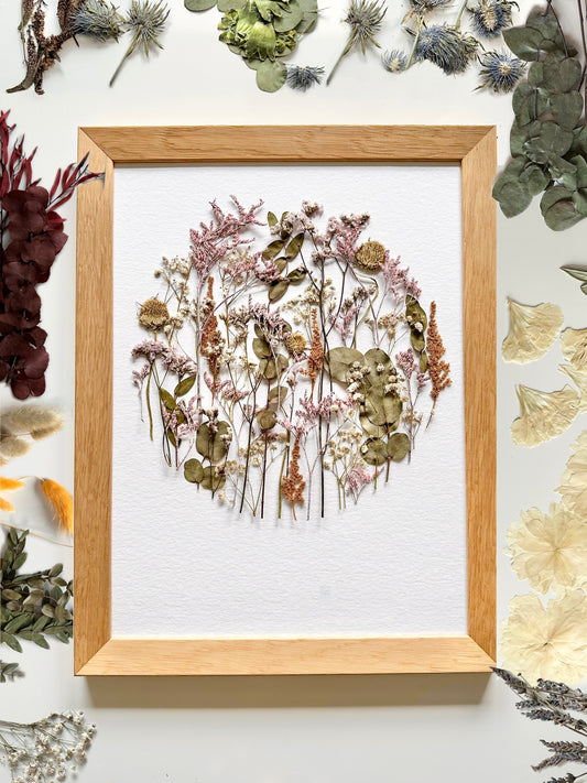 A3 - 30x40cm - Conservation bouquet de mariage sur papier