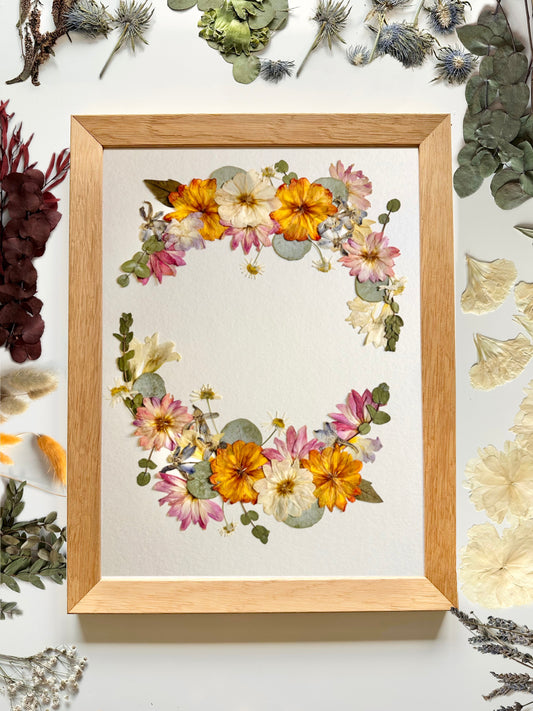 A3 - 30x40cm - Conservation bouquet de mariage sur papier