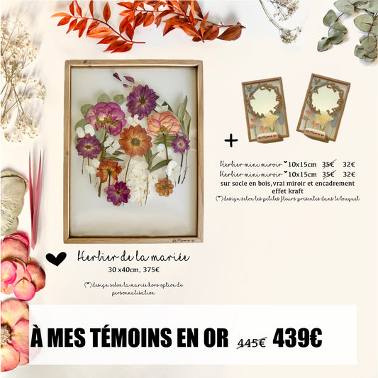 À mes témoins en or