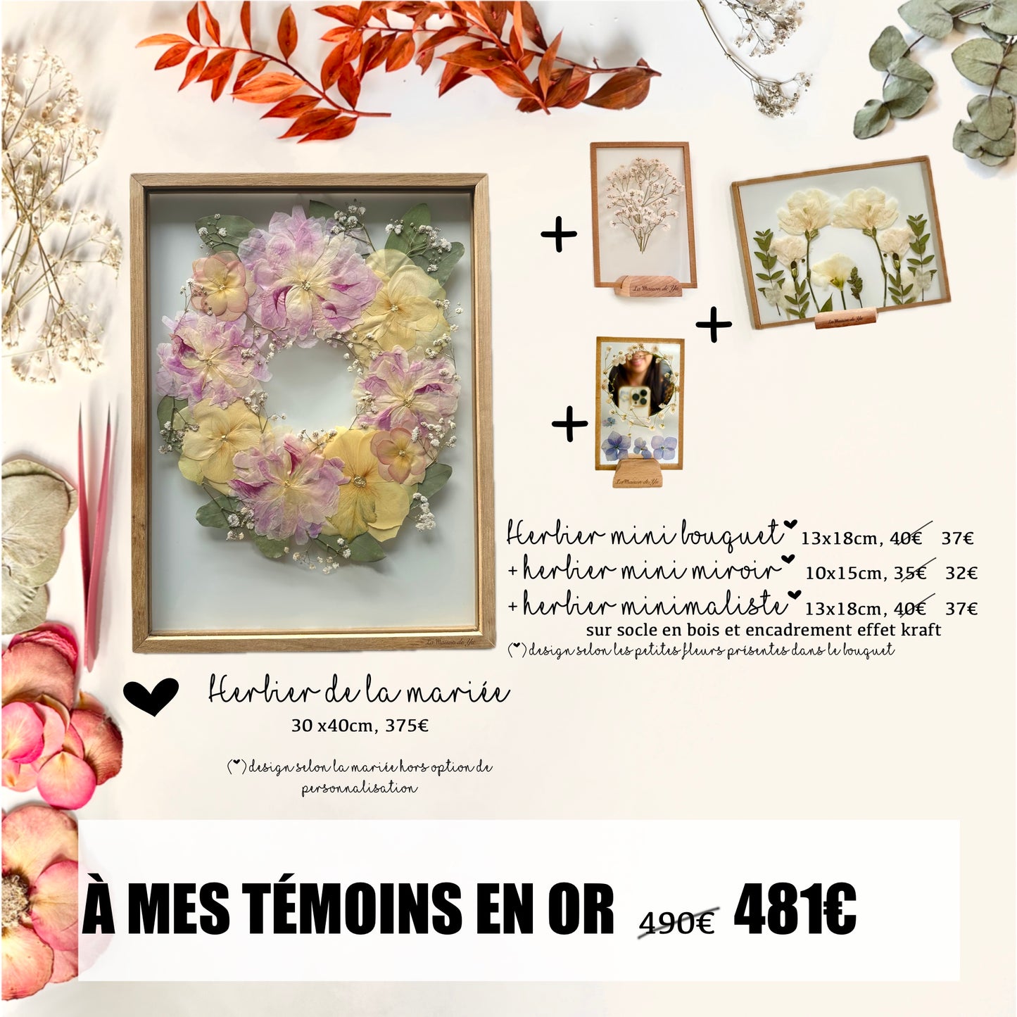 À mes témoins en or