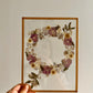 Flower Crown - Minimalist Herbarium No. 27 - 18x24 cm