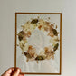 Flower Crown - Minimalist Herbarium No. 27 - 18x24 cm