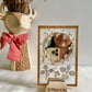 Mignonnerie Fleurie - mirror 15x10cm - white/yellow
